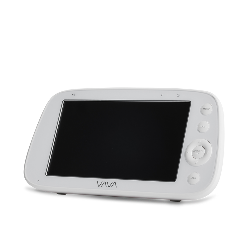 Front view of the VAVA Baby Monitor Parent Unit
