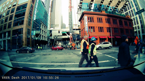vava dash cam inside look