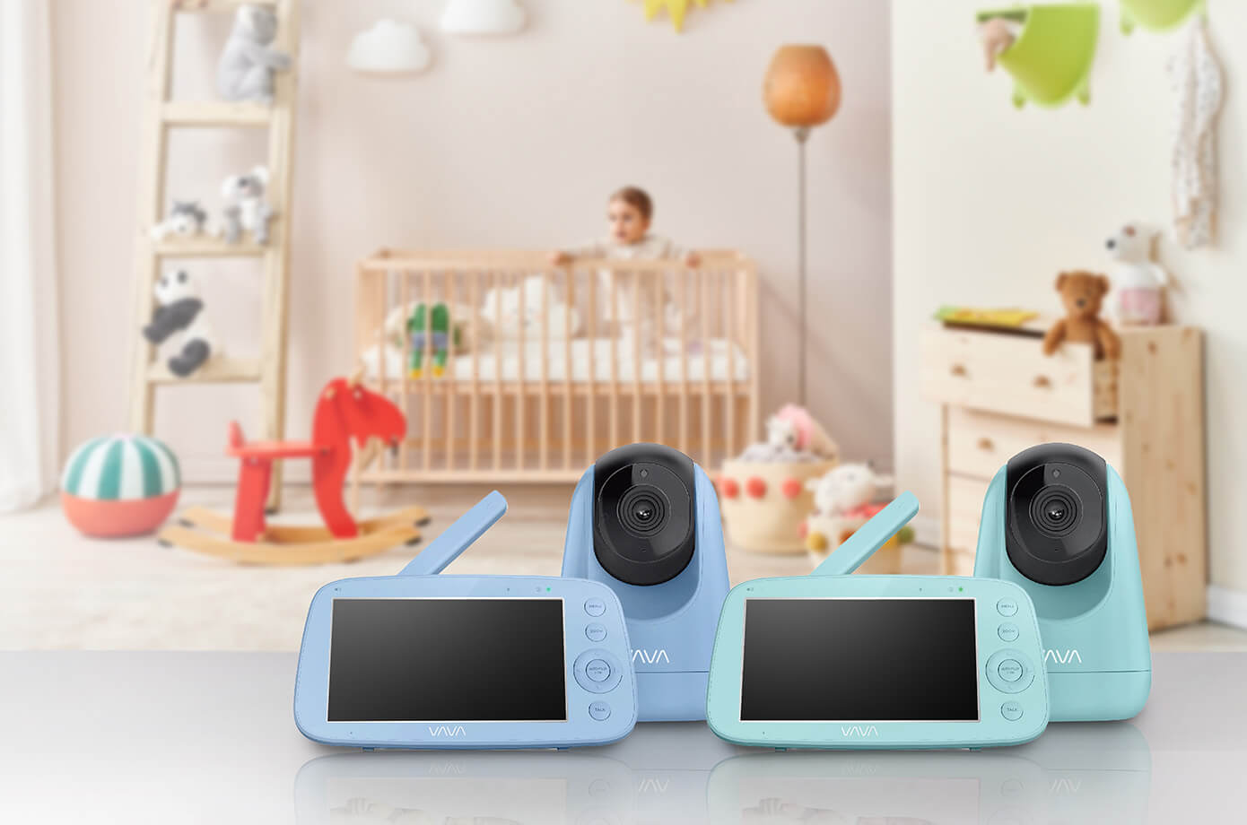 baby monitor with different color