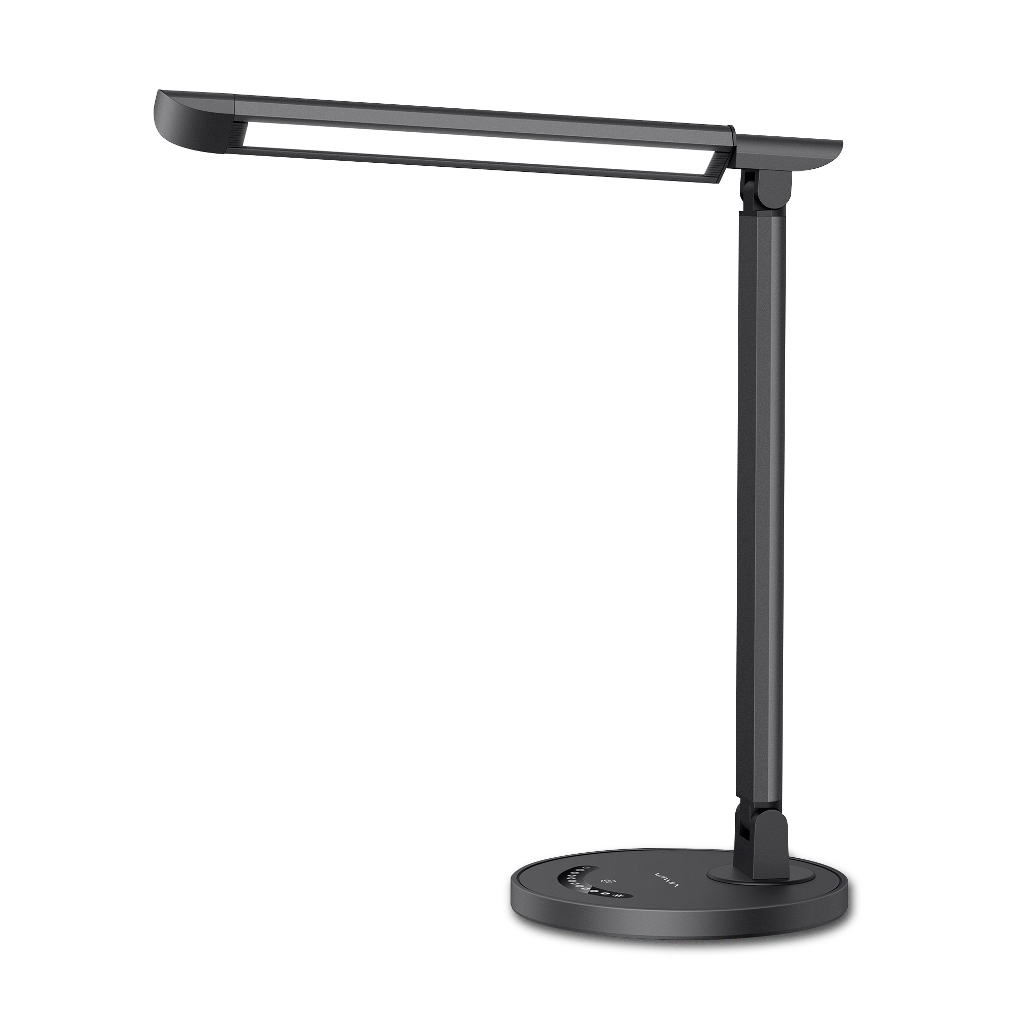 VAVA desk lamp in black, side view