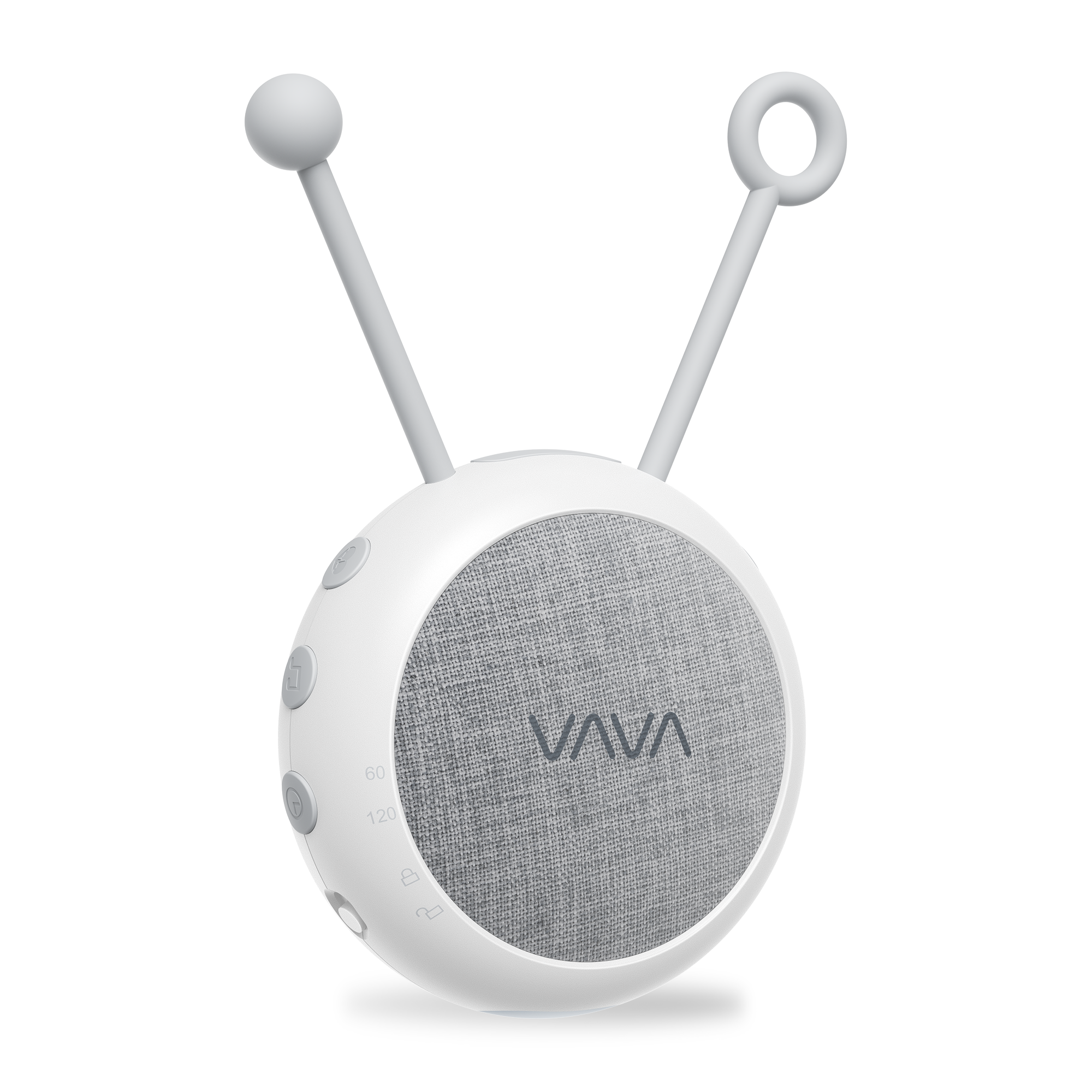 VAVA Twinkle Soother portable baby sound machine and nightlight, side view