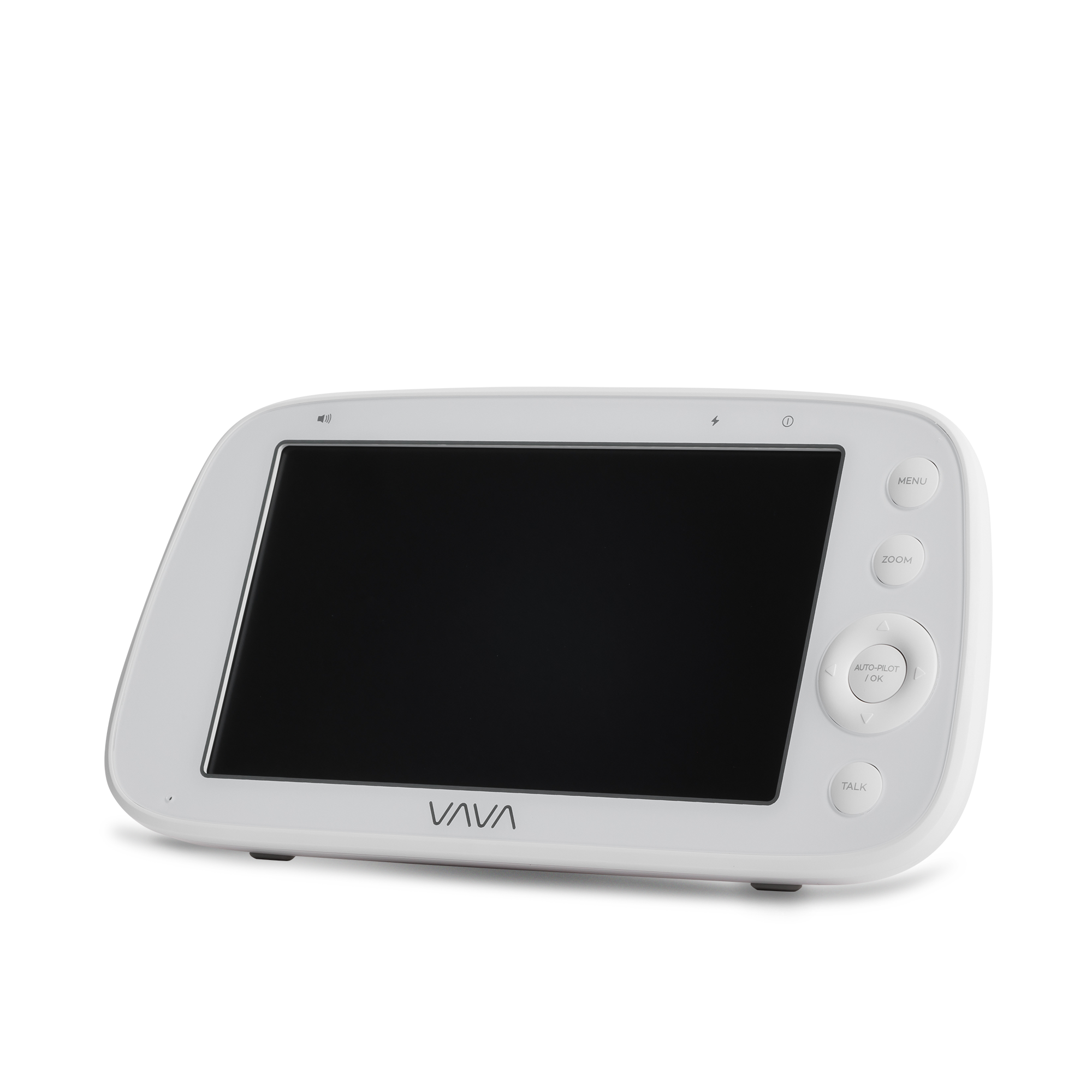 Front view of the VAVA Baby Monitor Parent Unit