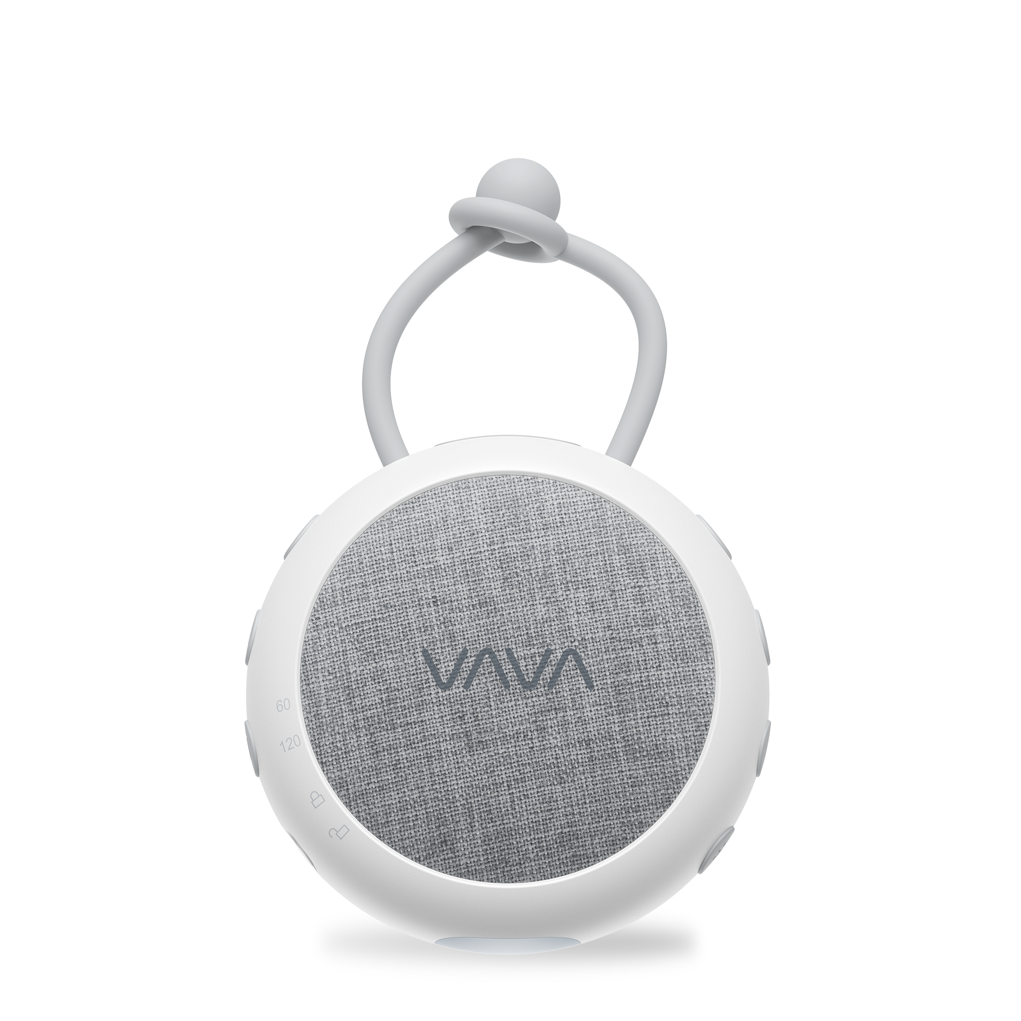 VAVA Twinkle Soother portable baby sound machine and nightlight with antenna looped.