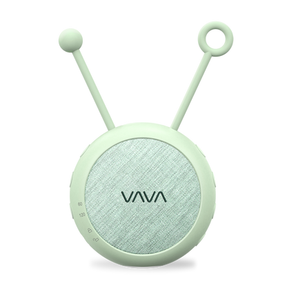 VAVA Twinkle Soother portable baby sound machine and nightlight in calming green.