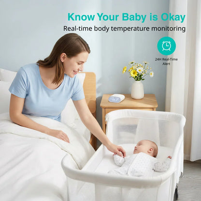 VAVA Smart Baby Thermometer real-time monitoring.