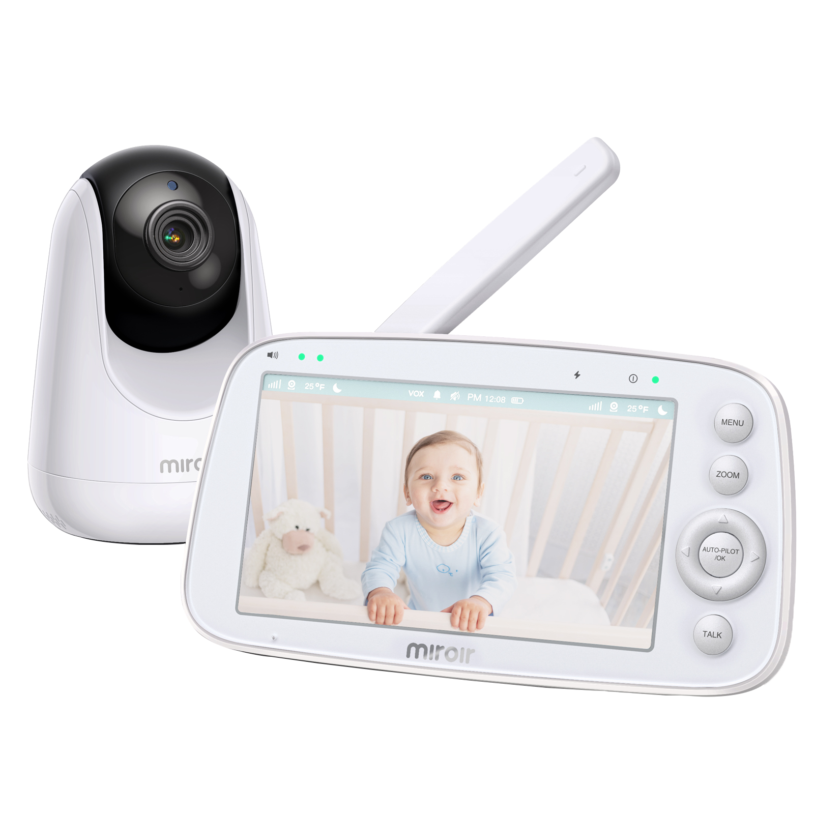 miroir 720p video baby monitor