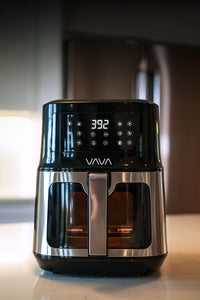 Front view of the VAVA air fryer