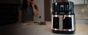 Front view of the VAVA air fryer
