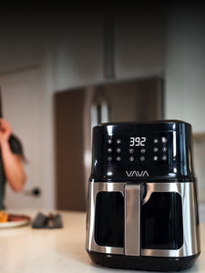 Front view of the VAVA air fryer