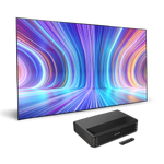 VAVA Chroma Bundle with VAVA ALR Screen Pro, VAVA chroma in black, and remote