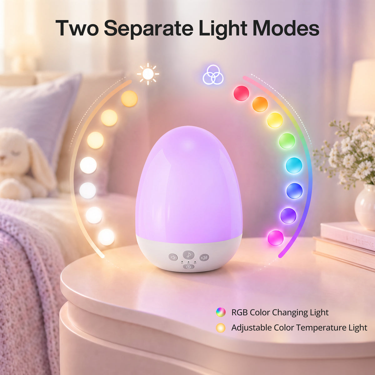 VAVA Egg Baby Night Light Plus