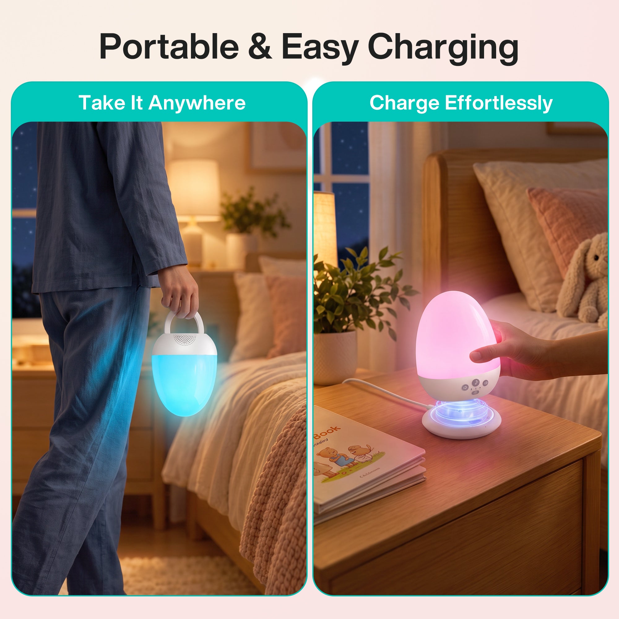 VAVA Egg Baby Night Light Plus