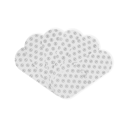 Adhesive patches; bundle contains 40 pieces in total (10 included plus 30 extra). Product photograph is illustrative.