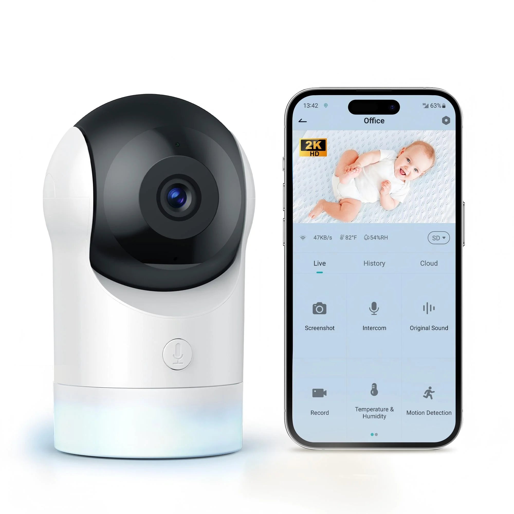 Outlet | 2K HD Baby Monitor with Smart App
