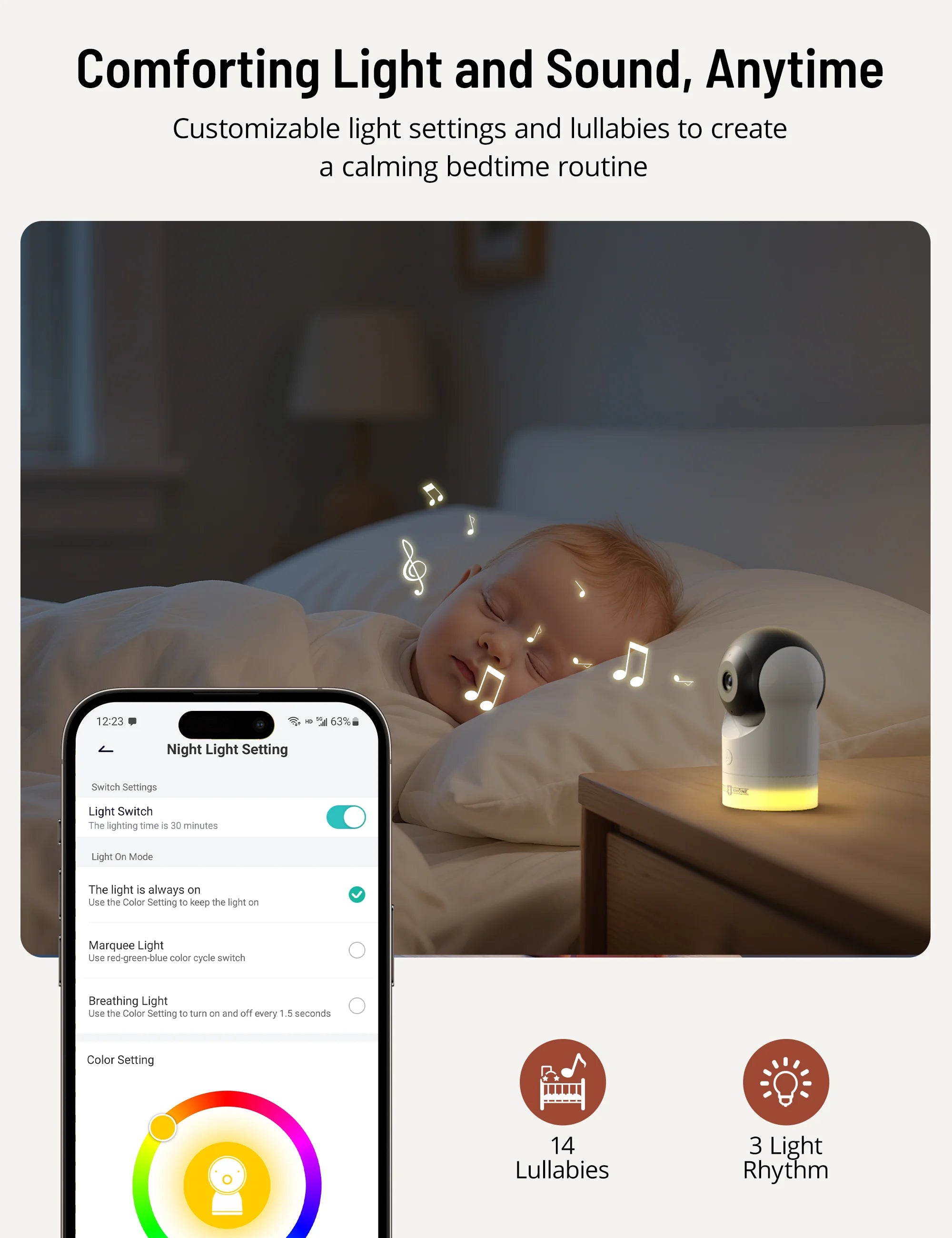 Outlet | 2K HD Baby Monitor with Smart App