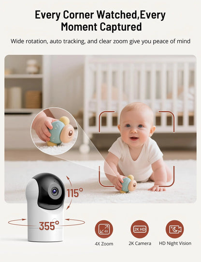 Outlet | 2K HD Baby Monitor with Smart App