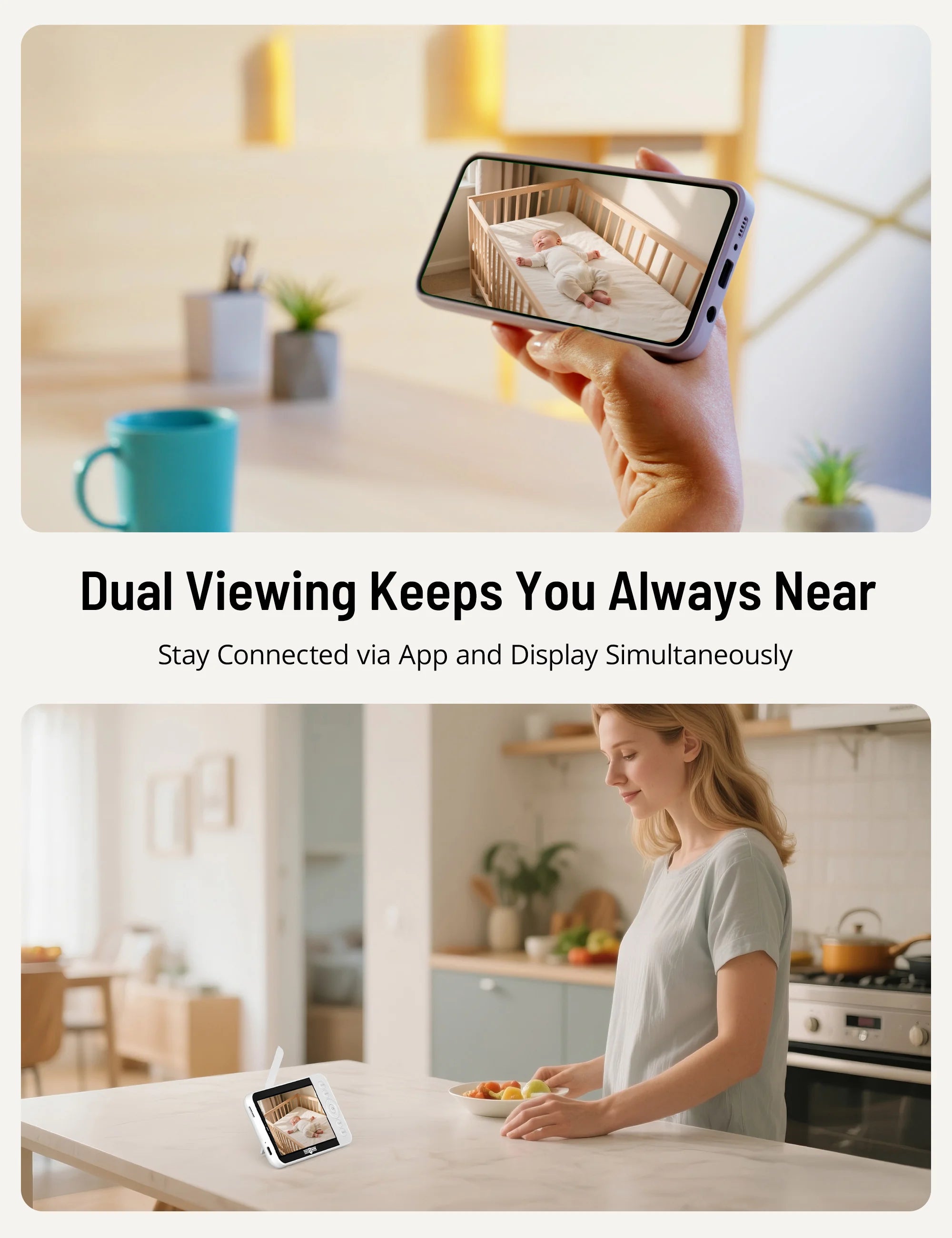 Outlet | 2K HD Baby Monitor with Smart App