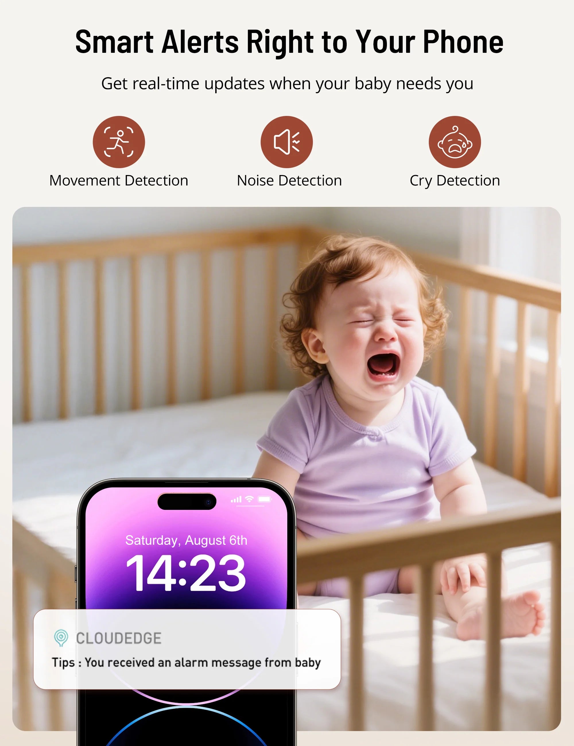Outlet | 2K HD Baby Monitor with Smart App