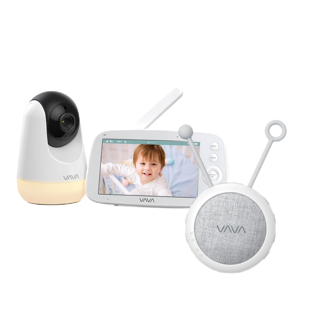 720p video baby monitor & soother bundle