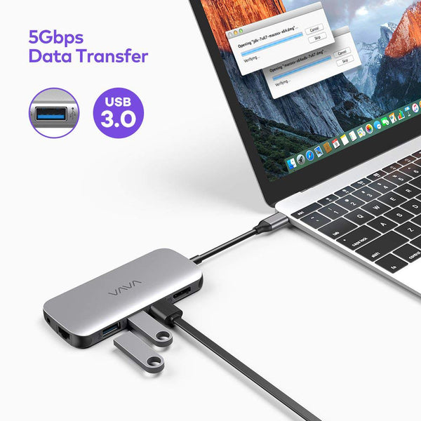 USB Hub 9-in-1 Adapter for MacBook/Pro/Air -VAVA