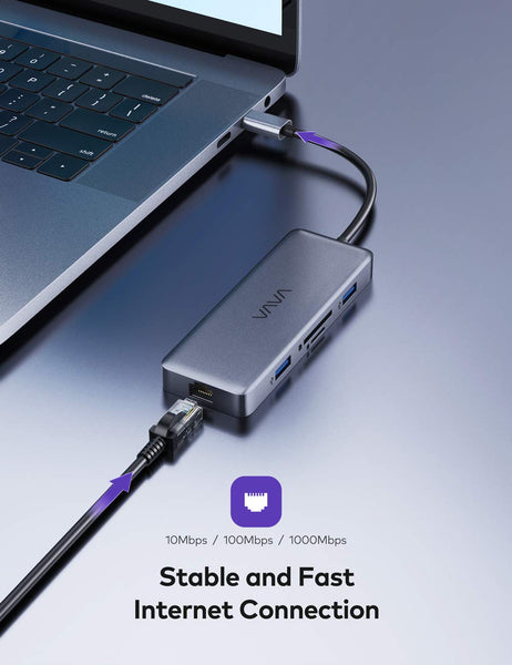 USB C Hub 8-in-1 With 4K HDMI® Adapter - VAVA