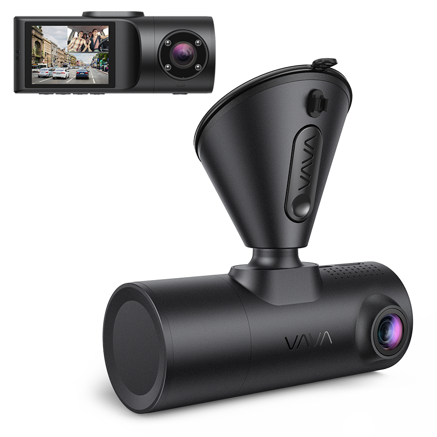 VAVA 2K Front and Rear Dual Dash Cam