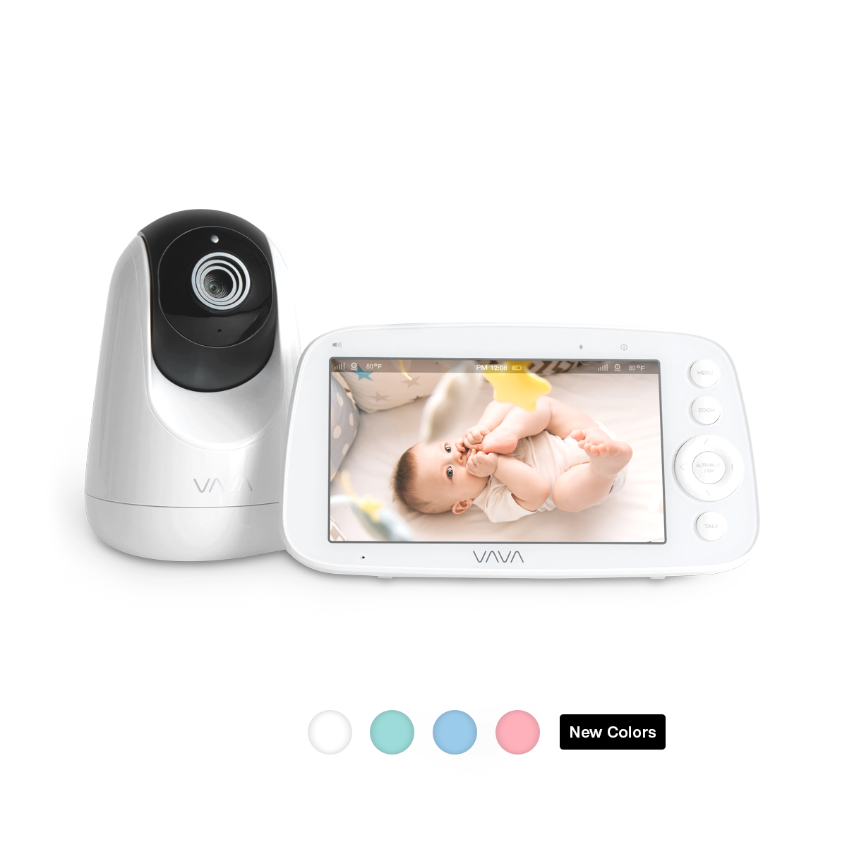 Camara Monitor De Vídeo Para Bebés, Portatil Con Musica