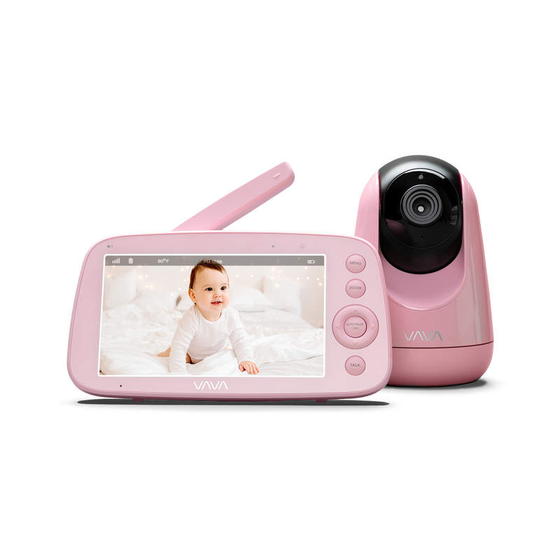 VAVA baby monitor and camera in pink